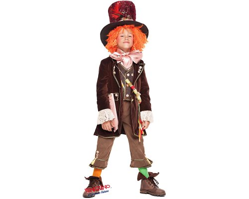 Costume di carnevale CAPPELLAIO PAZZO RAGAZZO